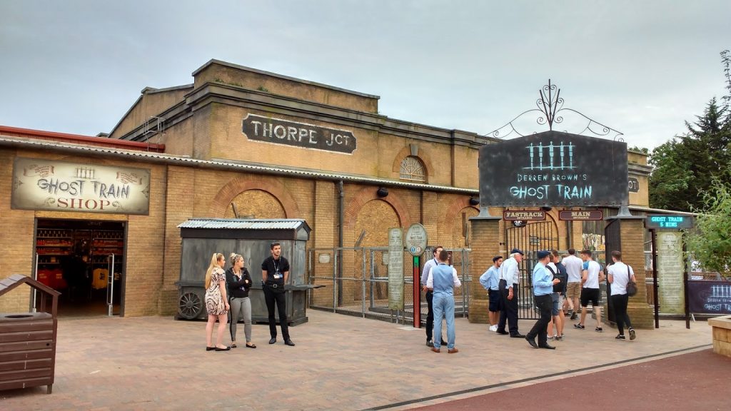 Derren Brown Ghost Train Thorpe Park. B+E Services